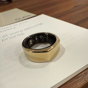 Oura Ring Gen 3 - Gold in Size 6 with all original packaging